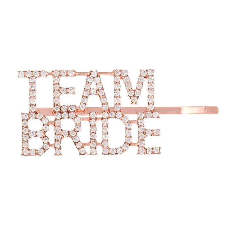 Team Bride Hair Clip