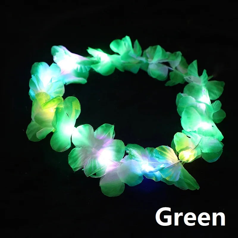 LED Flower Crown Headband | Glow Party & Festival Decoration