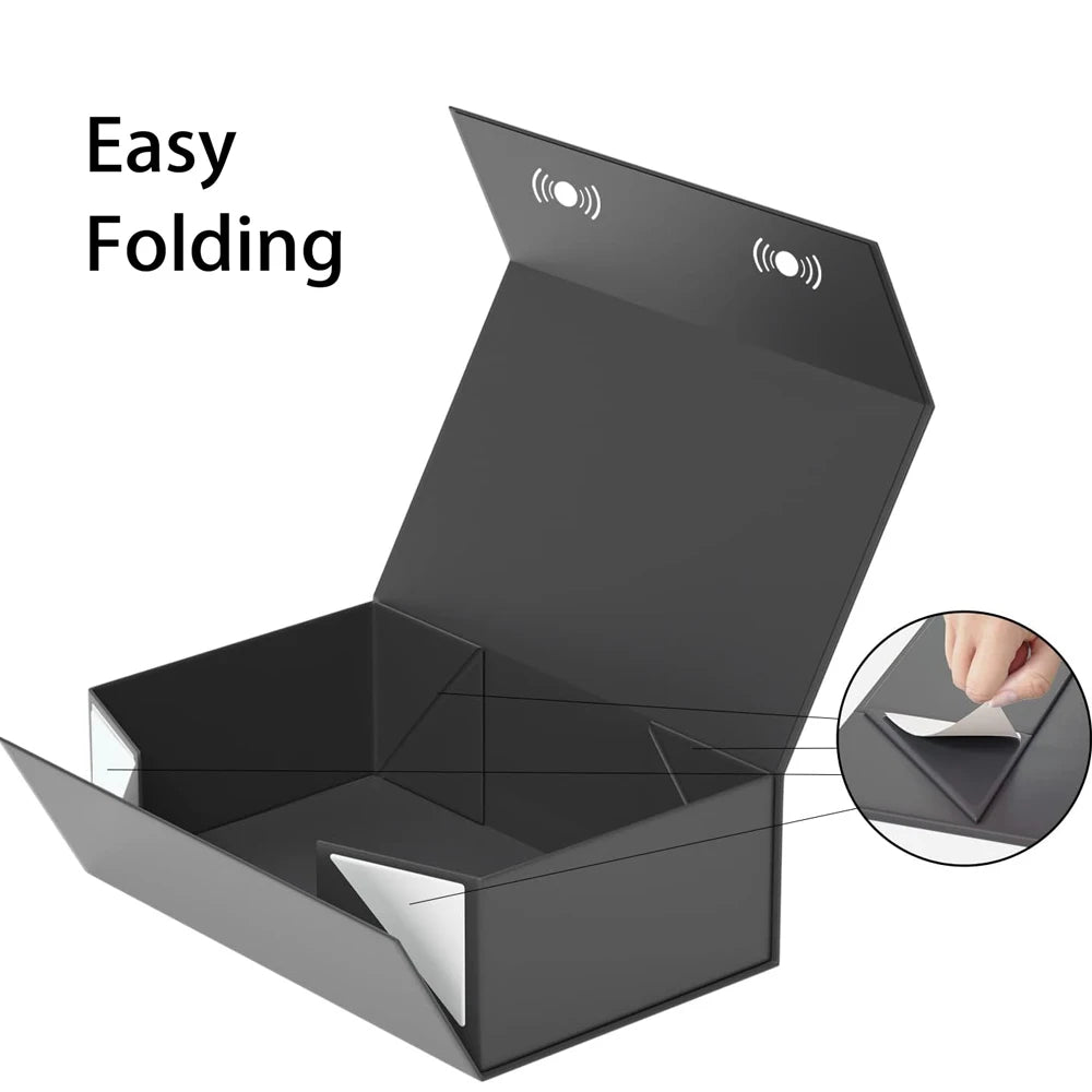 Luxury Magnetic Gift Box with Lid — Collapsible (Single or 4-Pack Gift Set)
