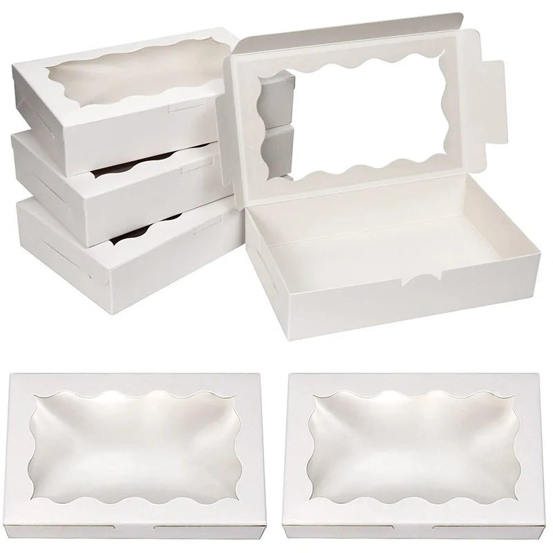 Kraft Paper Candy Favour Boxes — Window Design (10 or 20 Pack)