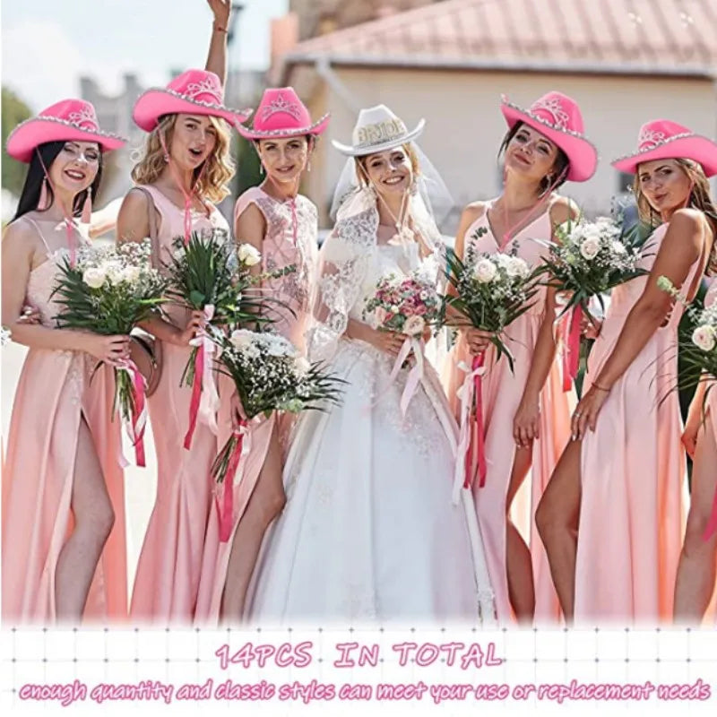 Bride to Be Satin Sash and Hat Set