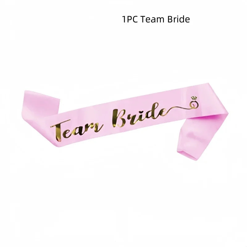 Bride to Be Satin Sash and Hat Set