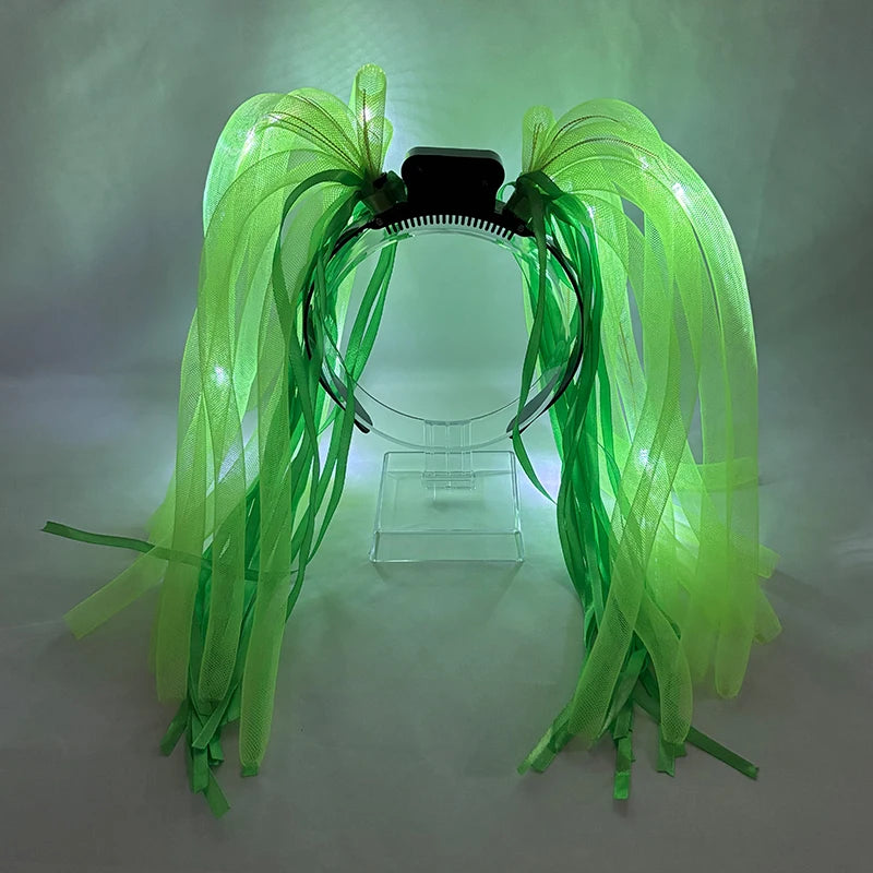LED Noodle Headband & Glasses | Bachelorette Party Costume Accessory