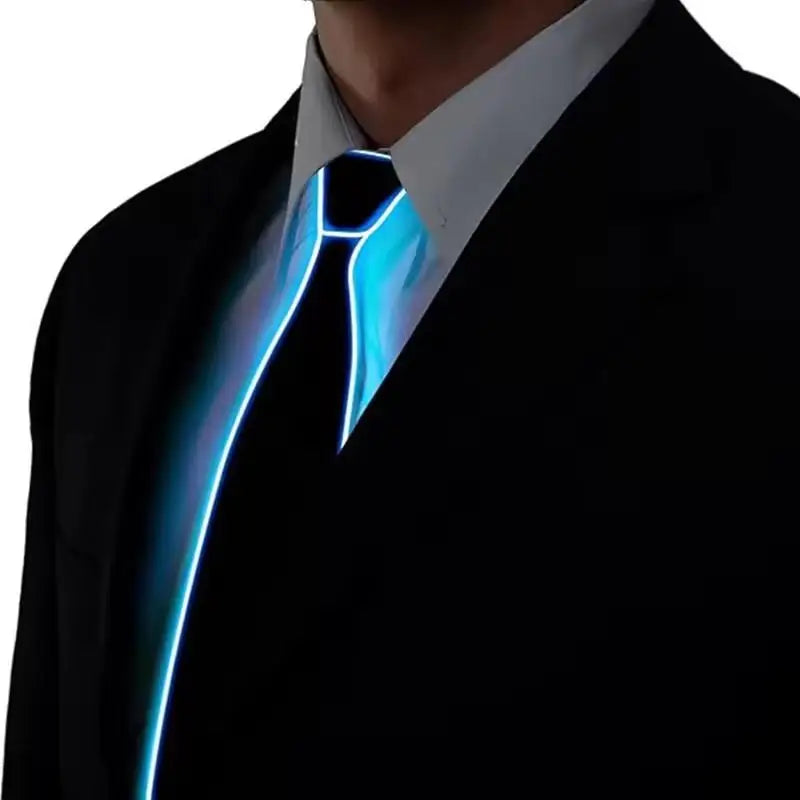 LED Light Up Necktie | Flashing Glow Tie for Party, Festival & Events