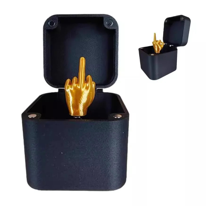 Surprise Middle Finger Gift Box — Funny Prank Box for Birthdays, Christmas & Any Occasion
