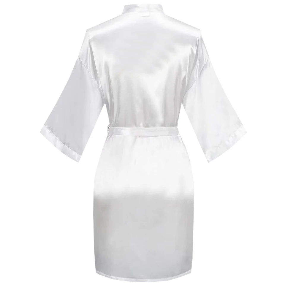 Embroidered Bridal Robe – Bride, Bridesmaid, Maid of Honour & More